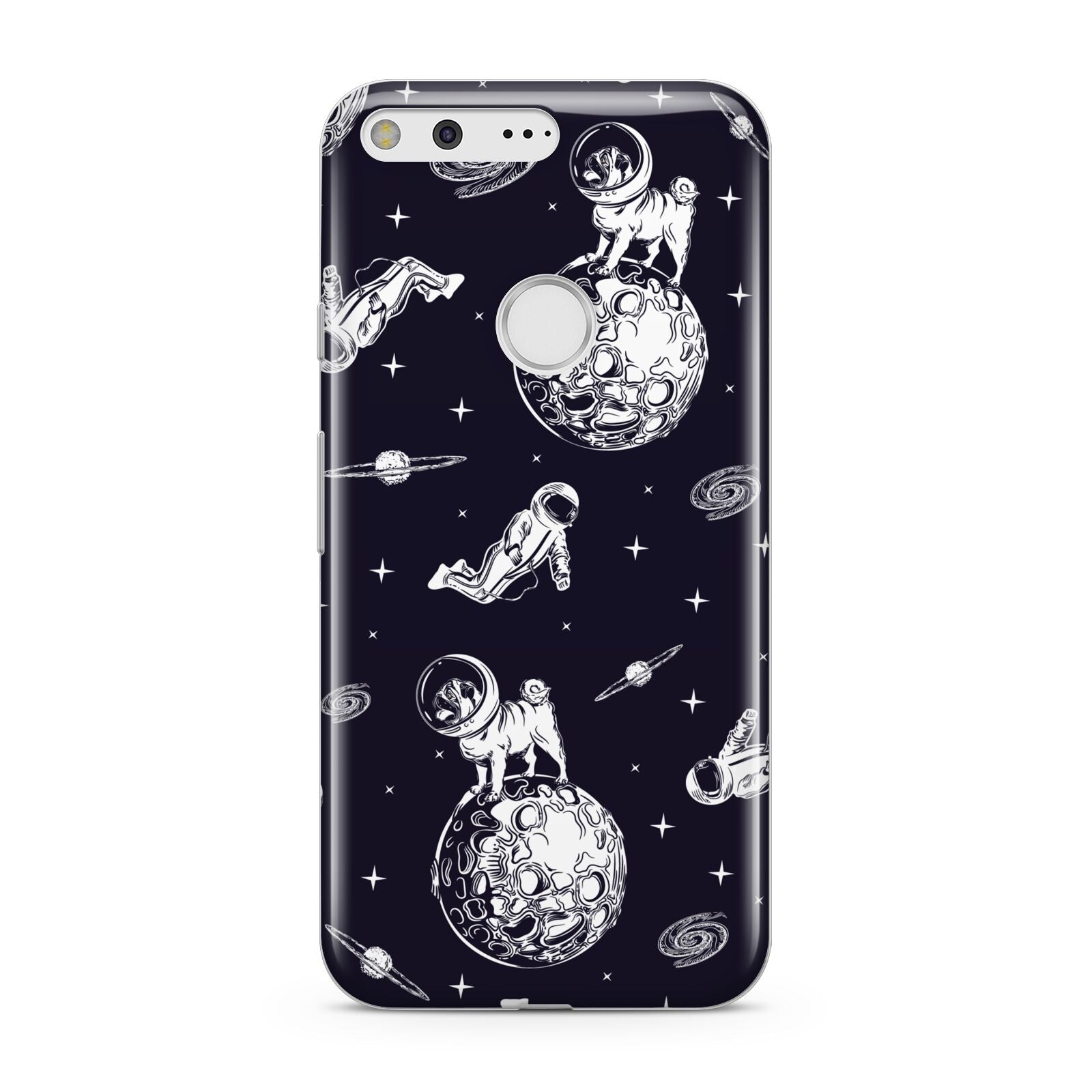 Pug in Space Google Pixel Case