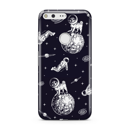 Pug in Space Google Pixel Case