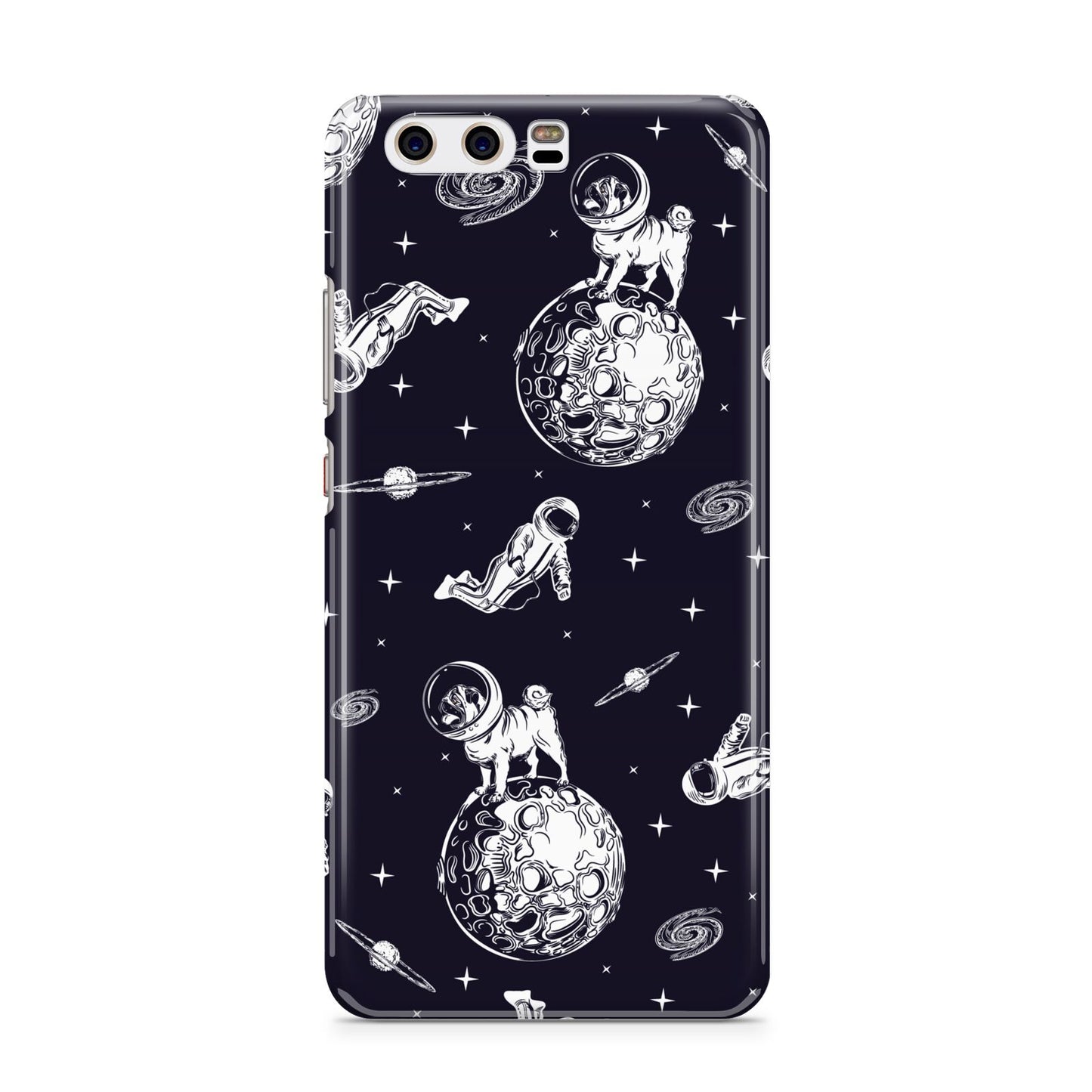 Pug in Space Huawei P10 Phone Case