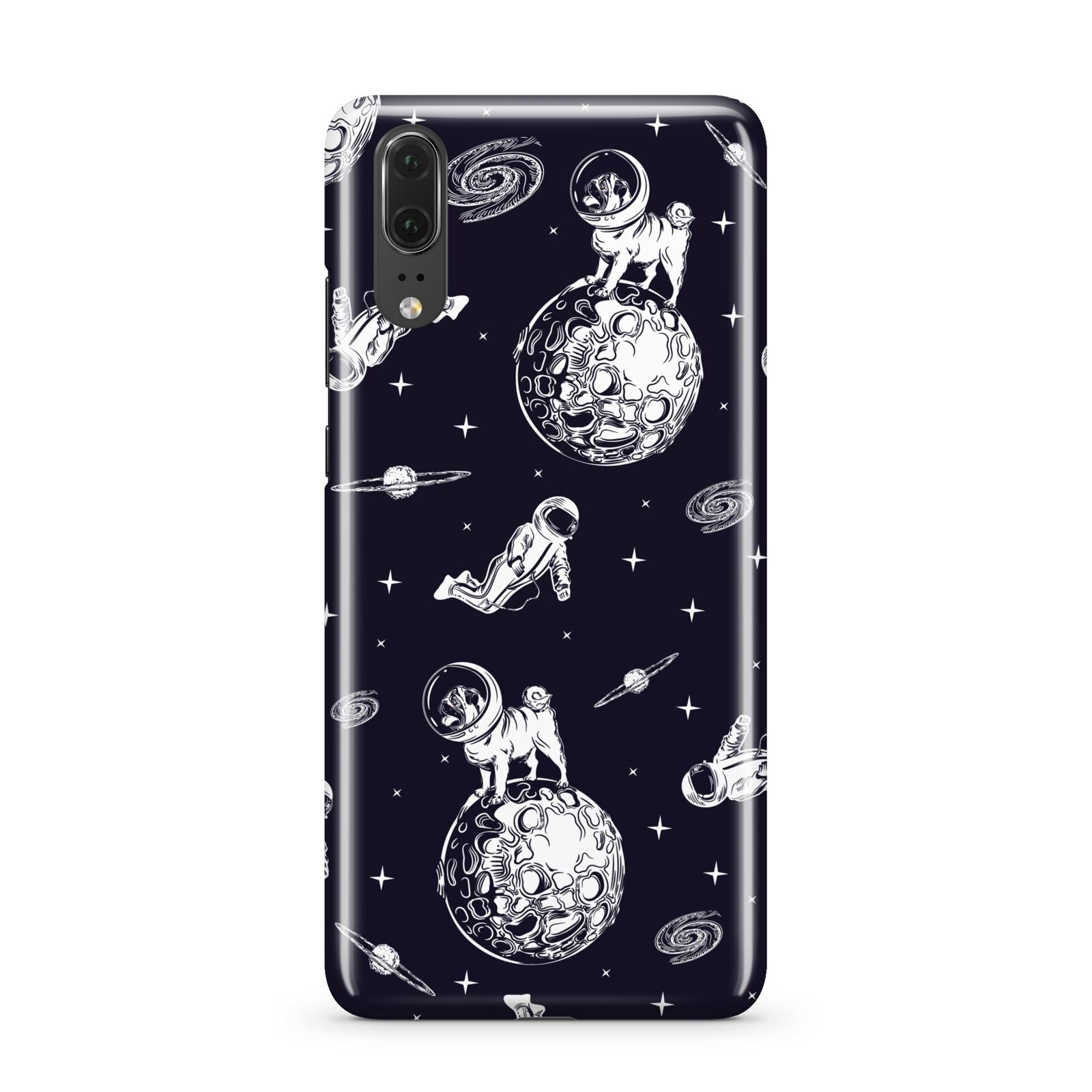 Pug in Space Huawei P20 Phone Case