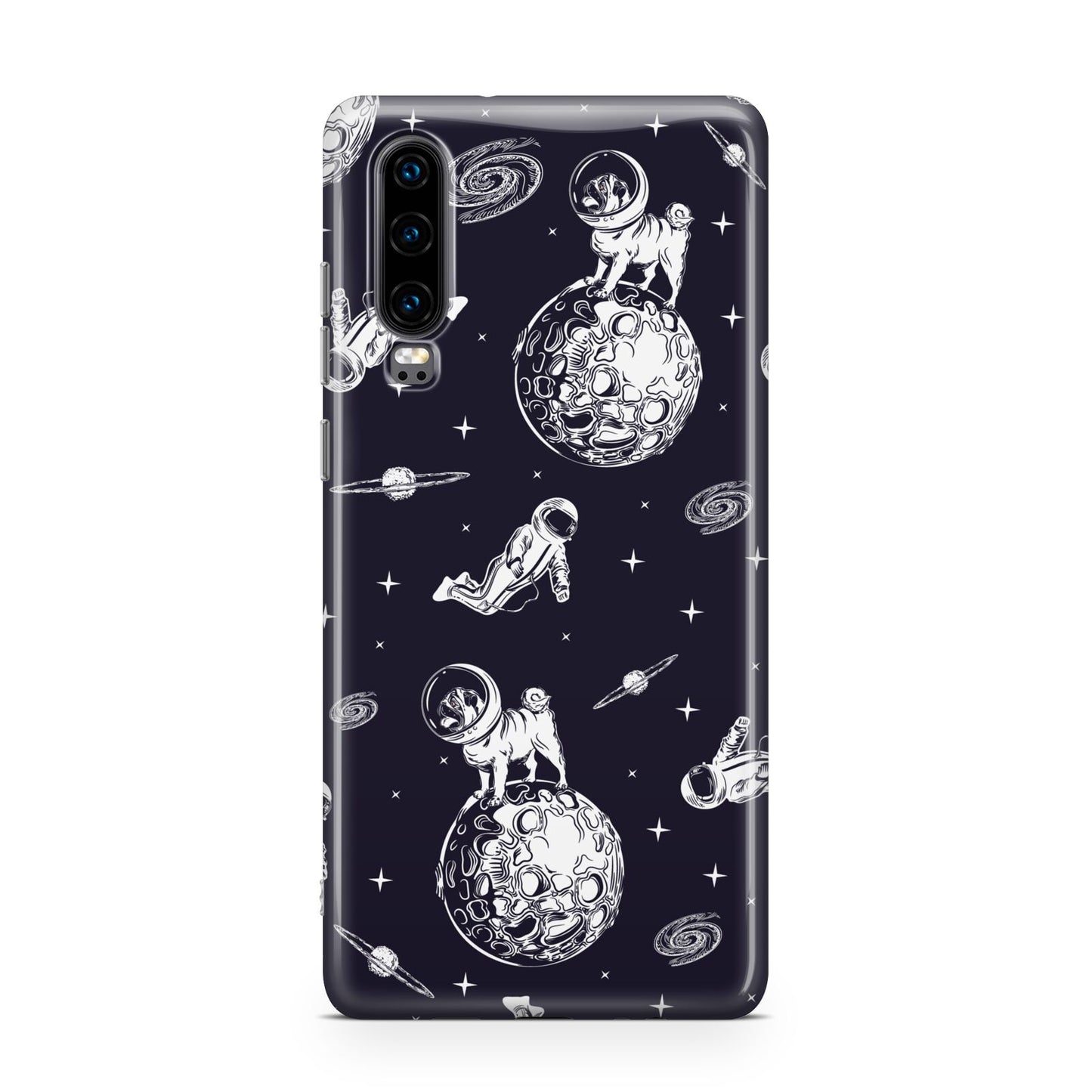 Pug in Space Huawei P30 Phone Case