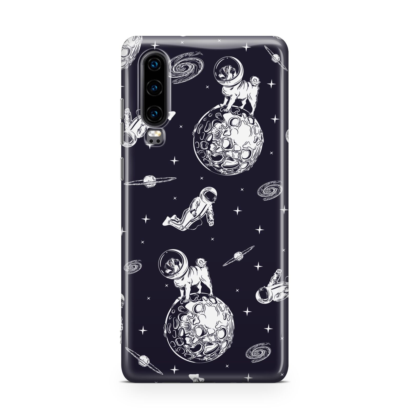 Pug in Space Huawei P30 Phone Case