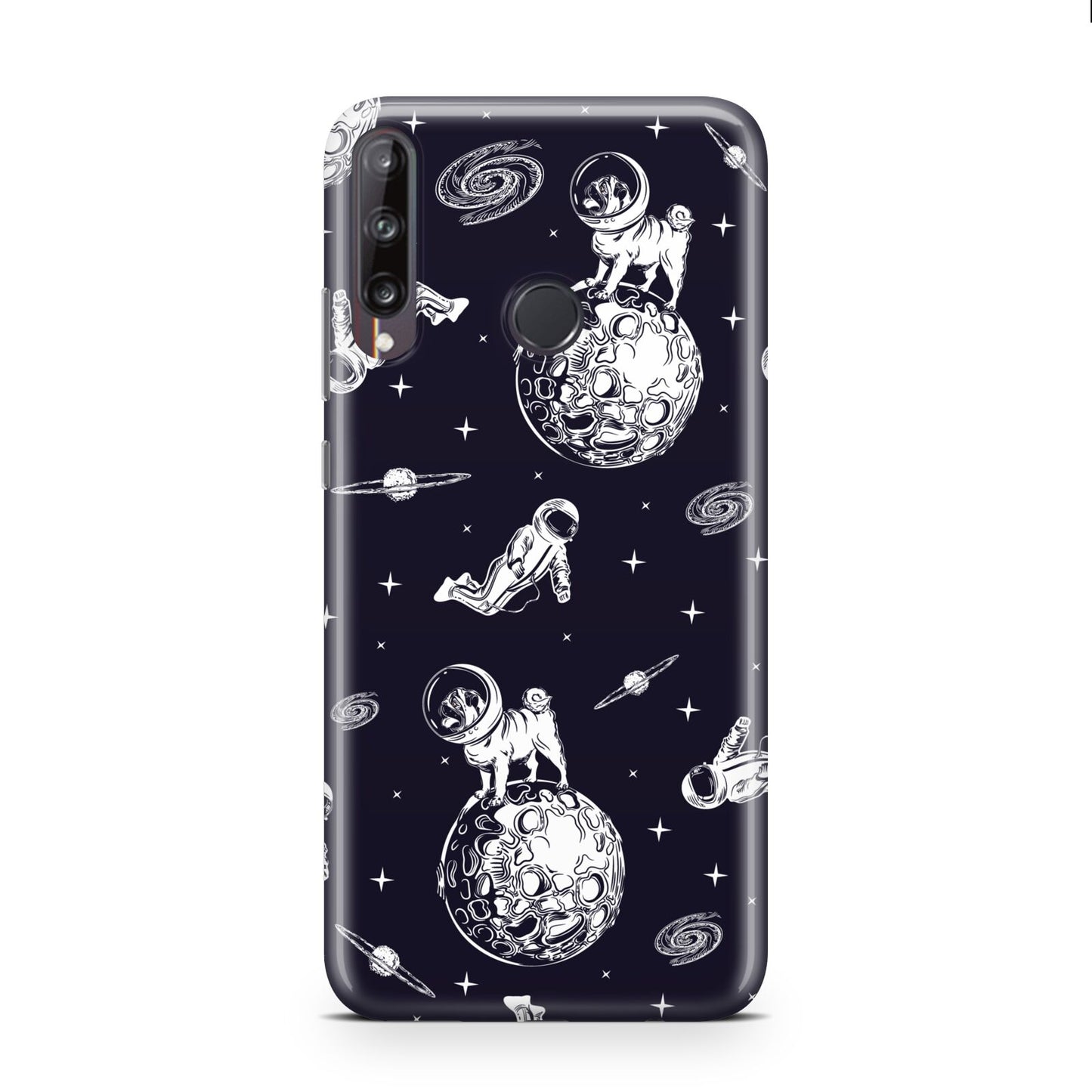 Pug in Space Huawei P40 Lite E Phone Case