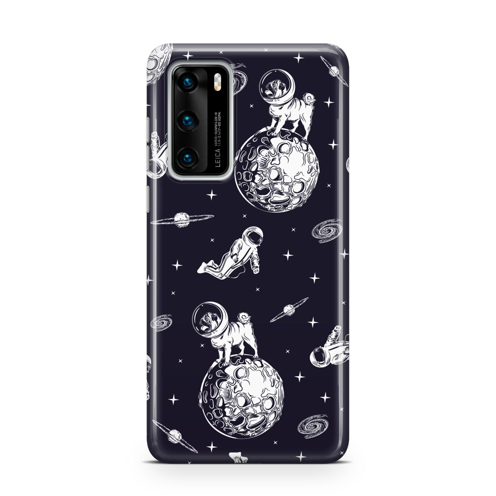 Pug in Space Huawei P40 Phone Case