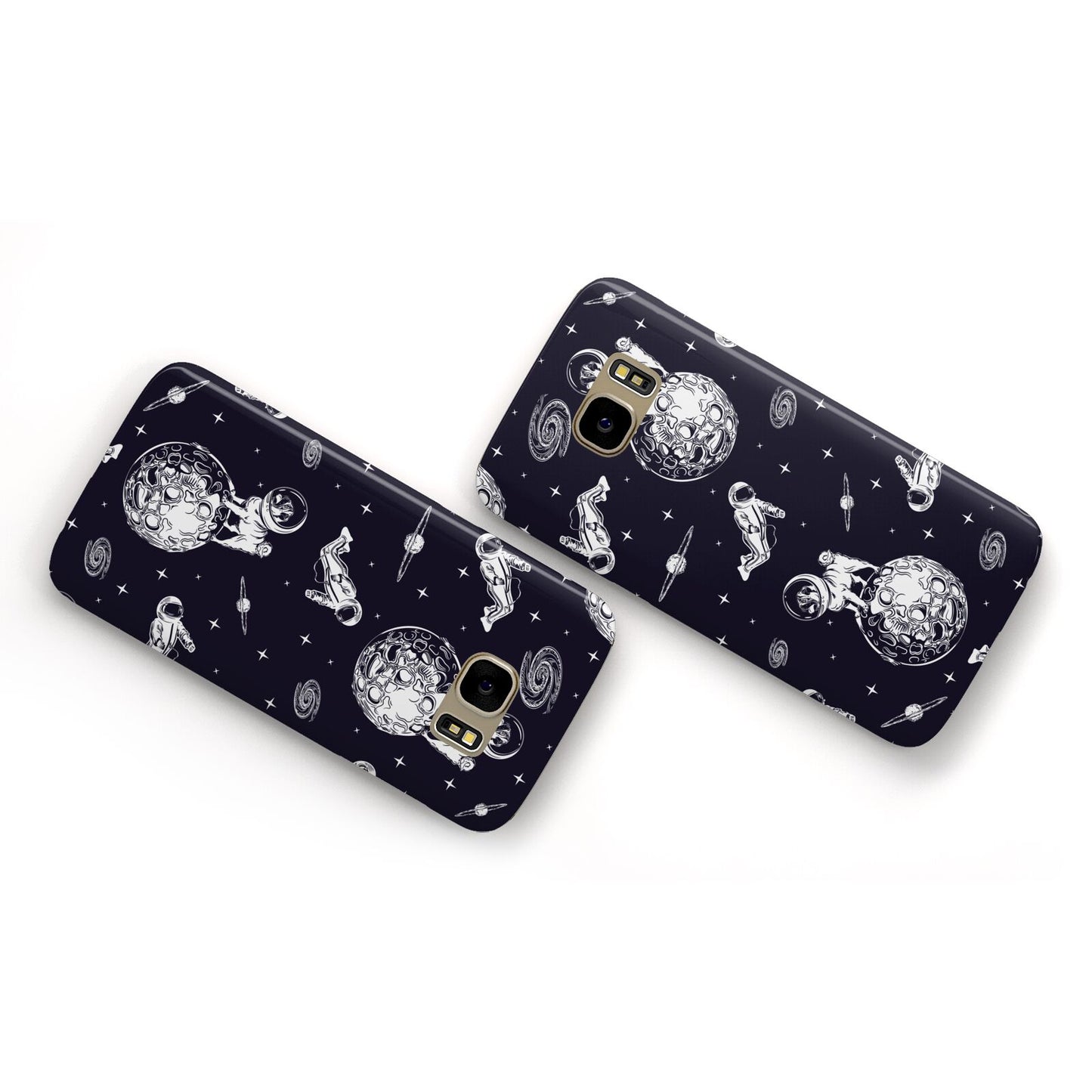 Pug in Space Samsung Galaxy Case Flat Overview