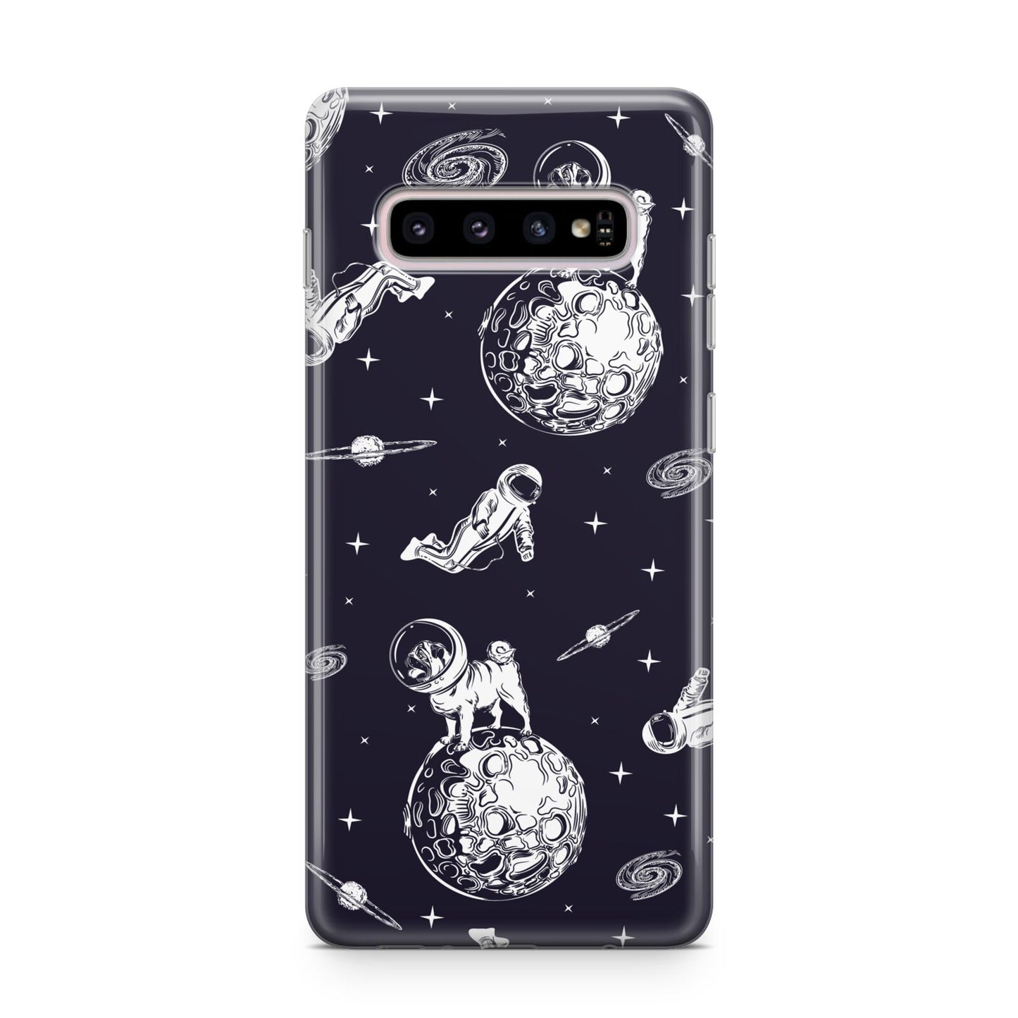 Pug in Space Samsung Galaxy S10 Plus Case