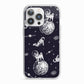 Pug in Space iPhone 13 Pro TPU Impact Case with White Edges