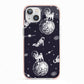 Pug in Space iPhone 13 TPU Impact Case with Pink Edges