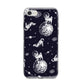 Pug in Space iPhone 8 Bumper Case on Silver iPhone