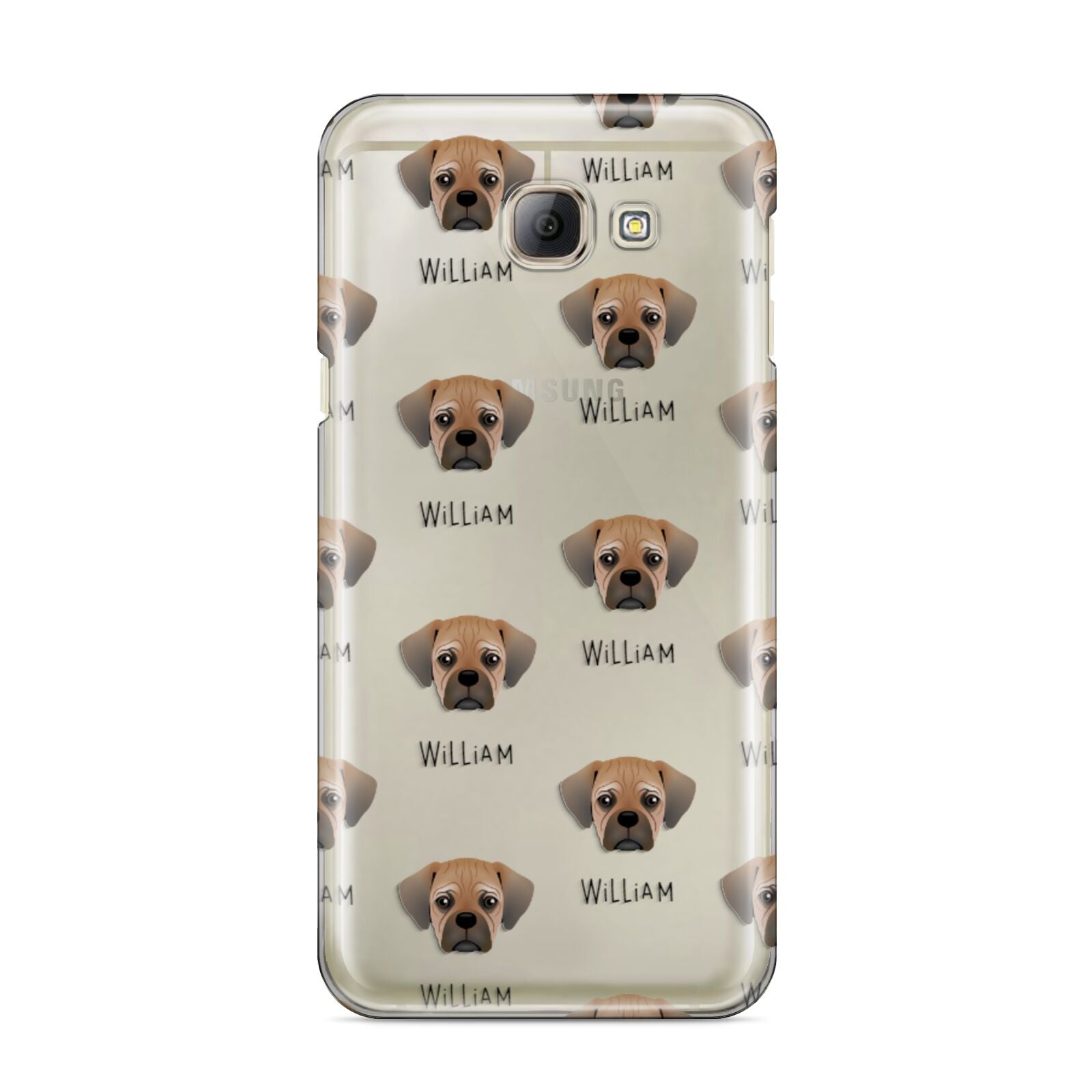 Pugalier Icon with Name Samsung Galaxy A8 2016 Case