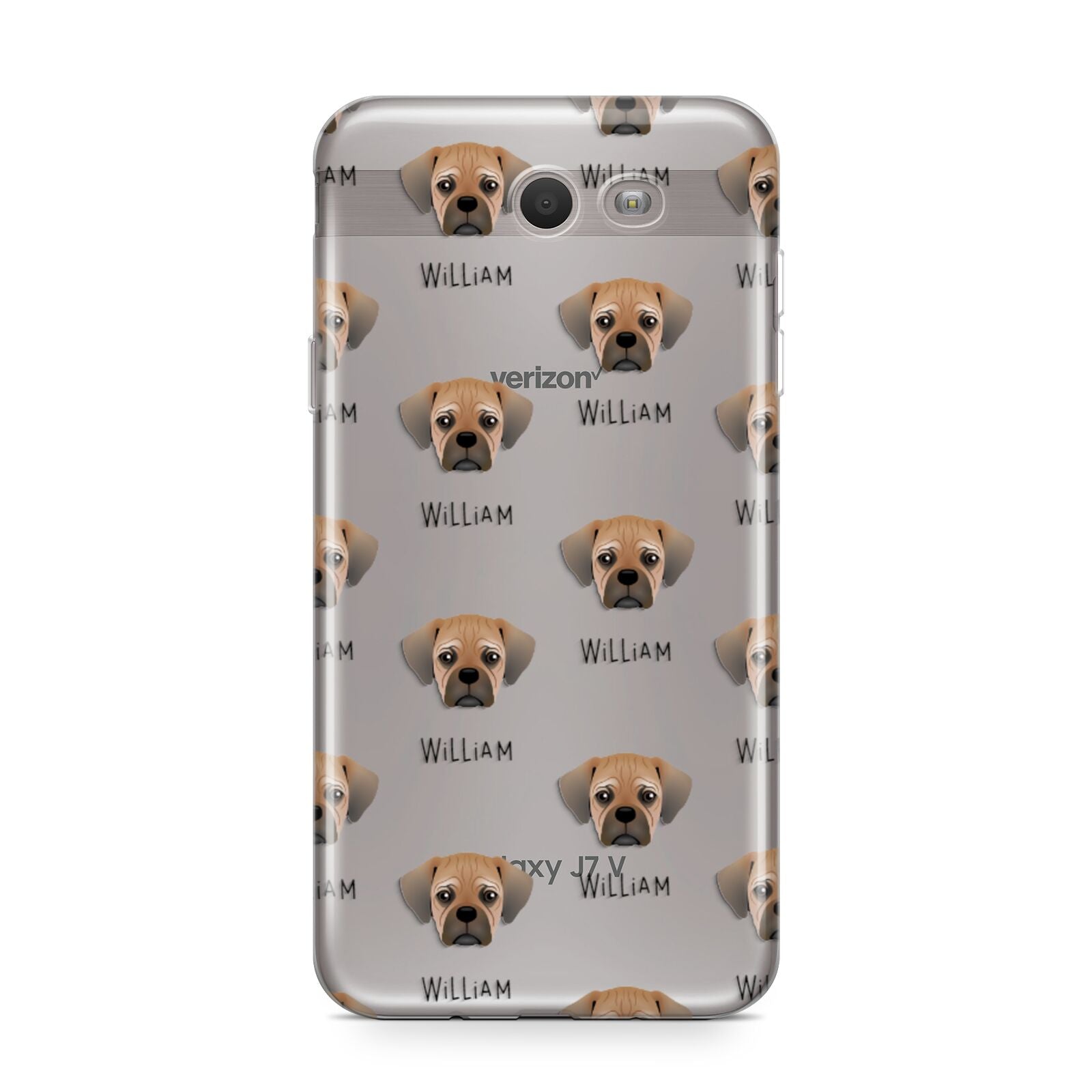 Pugalier Icon with Name Samsung Galaxy J7 2017 Case