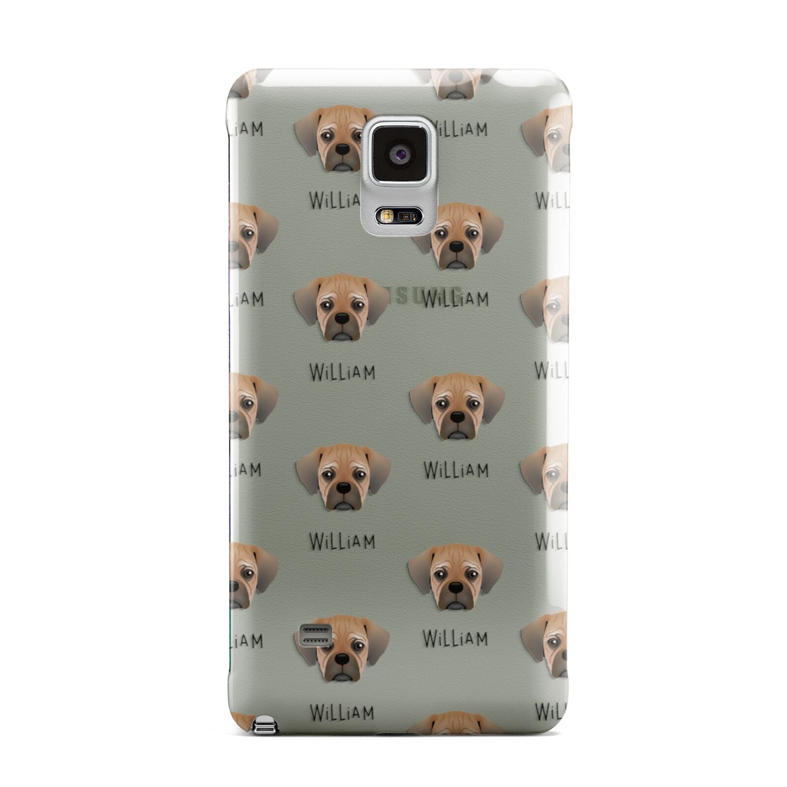 Pugalier Icon with Name Samsung Galaxy Note 4 Case