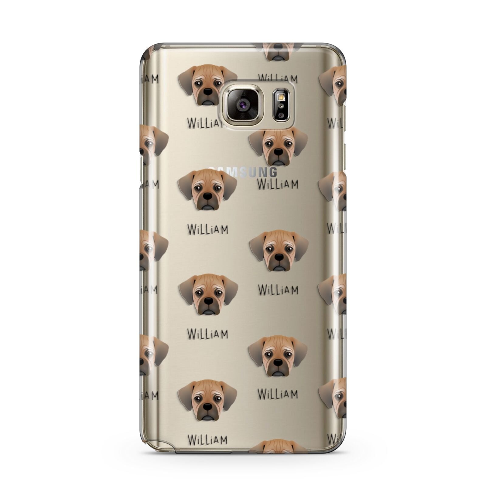 Pugalier Icon with Name Samsung Galaxy Note 5 Case