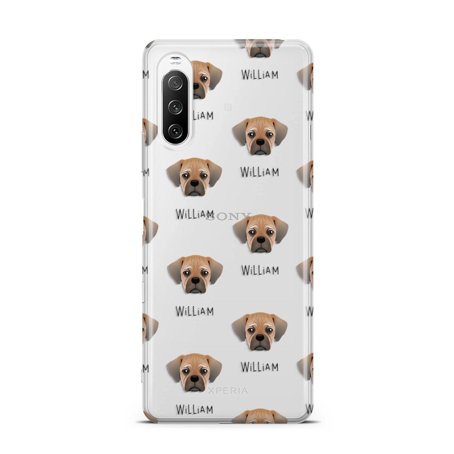 Pugalier Icon with Name Sony Xperia 10 III Case