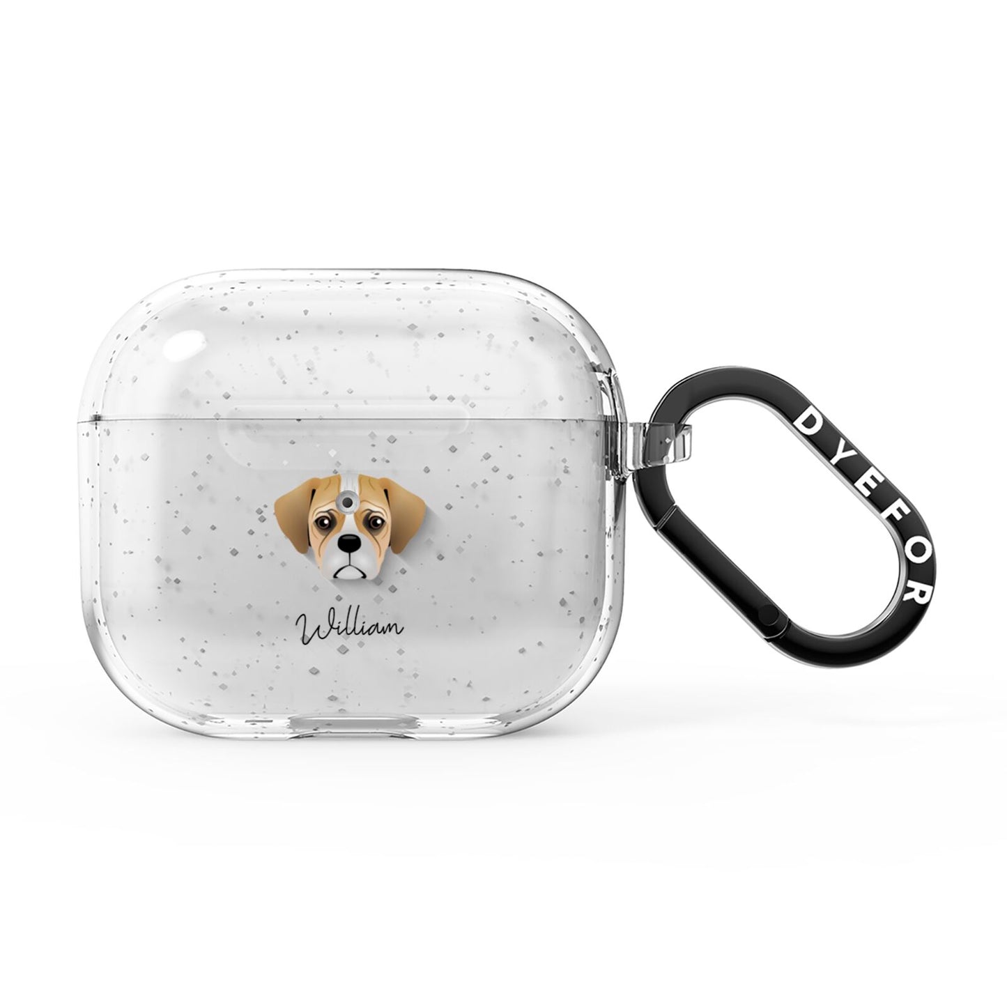 Pugalier Personalised AirPods Glitter Case 3rd Gen