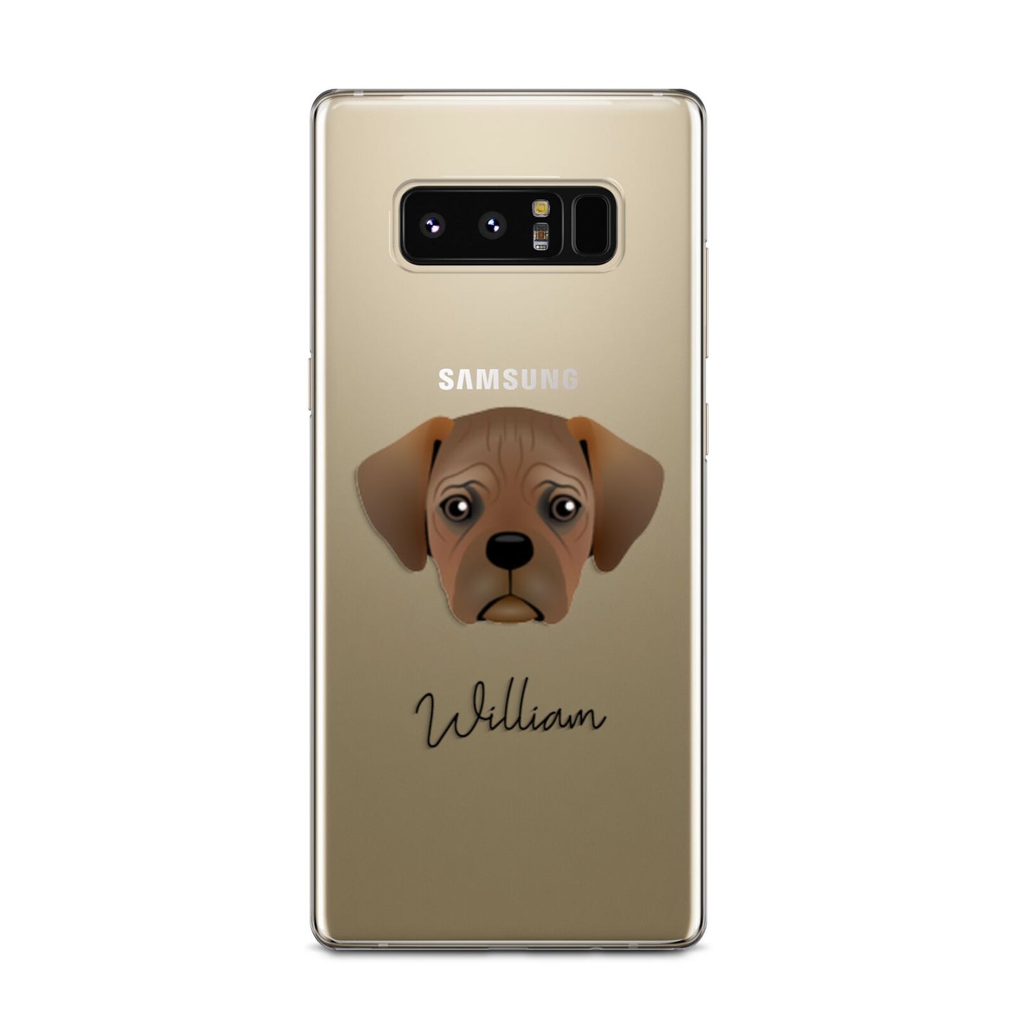 Pugalier Personalised Samsung Galaxy Note 8 Case