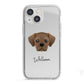 Pugalier Personalised iPhone 13 Mini TPU Impact Case with White Edges
