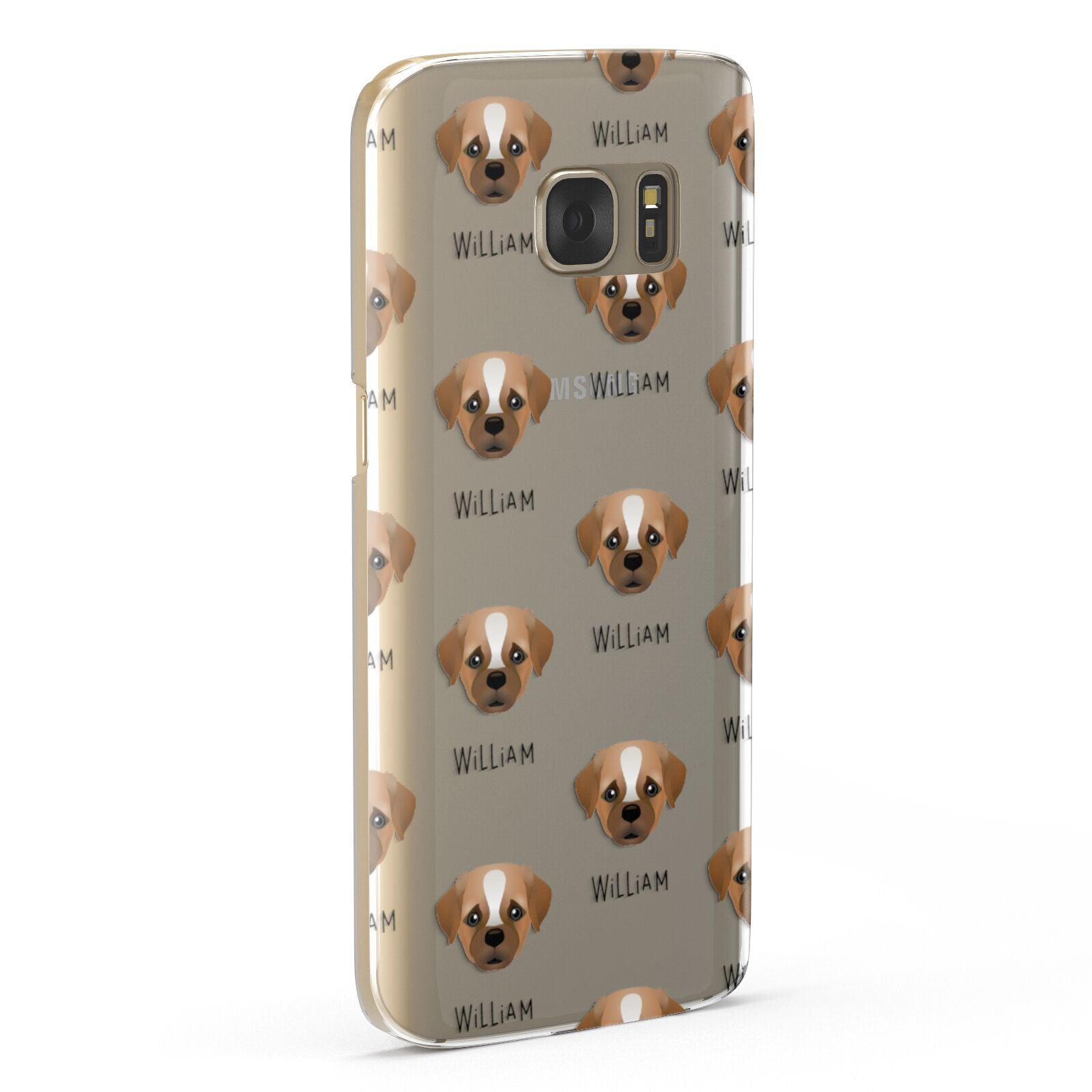 Pugapoo Icon with Name Samsung Galaxy Case Fourty Five Degrees