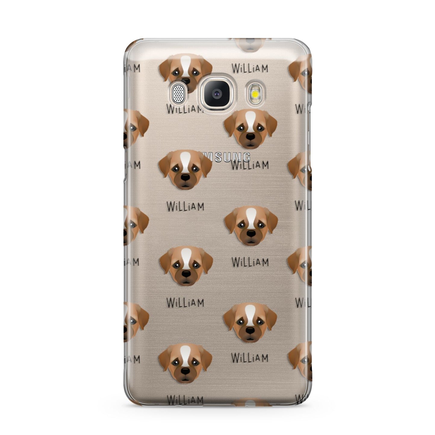 Pugapoo Icon with Name Samsung Galaxy J5 2016 Case