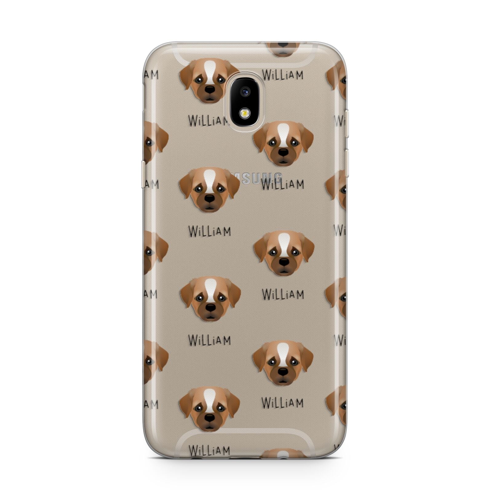 Pugapoo Icon with Name Samsung J5 2017 Case