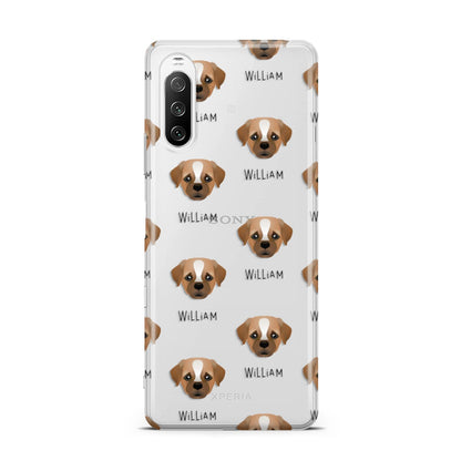 Pugapoo Icon with Name Sony Xperia 10 III Case