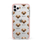 Pugapoo Icon with Name iPhone 11 Pro Max Impact Pink Edge Case