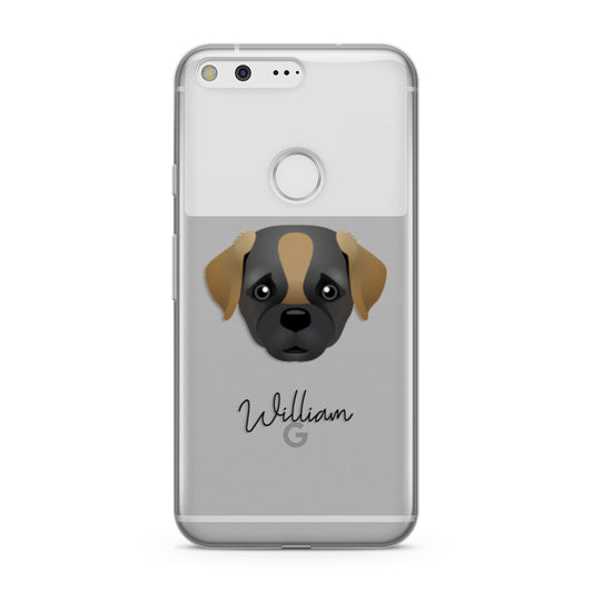 Pugapoo Personalised Google Pixel Case