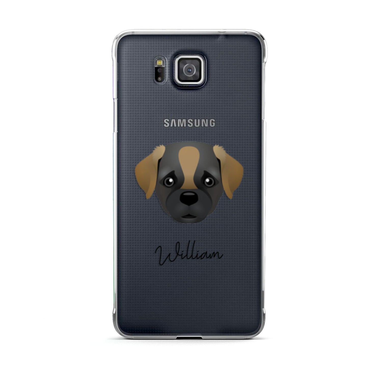 Pugapoo Personalised Samsung Galaxy Alpha Case