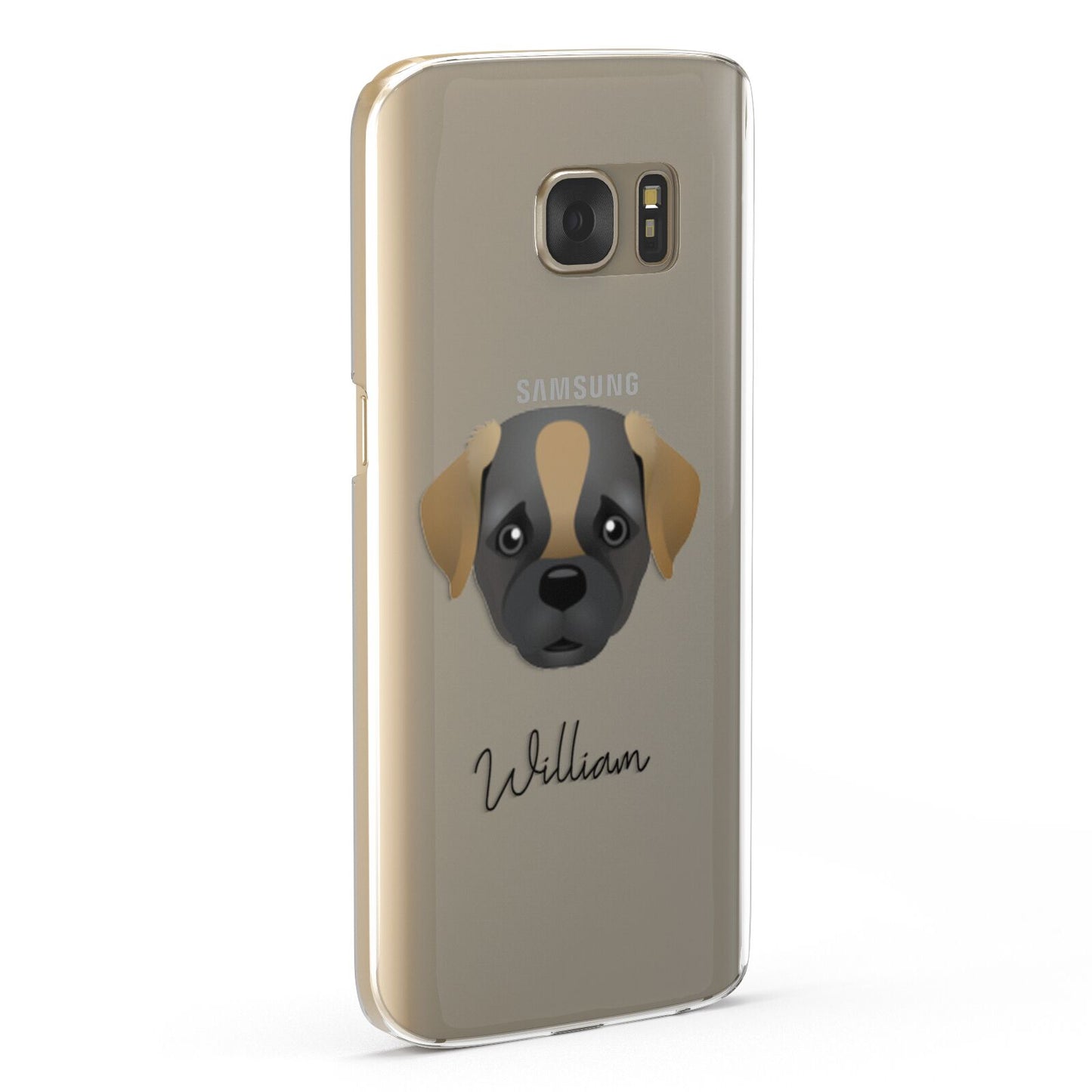 Pugapoo Personalised Samsung Galaxy Case Fourty Five Degrees