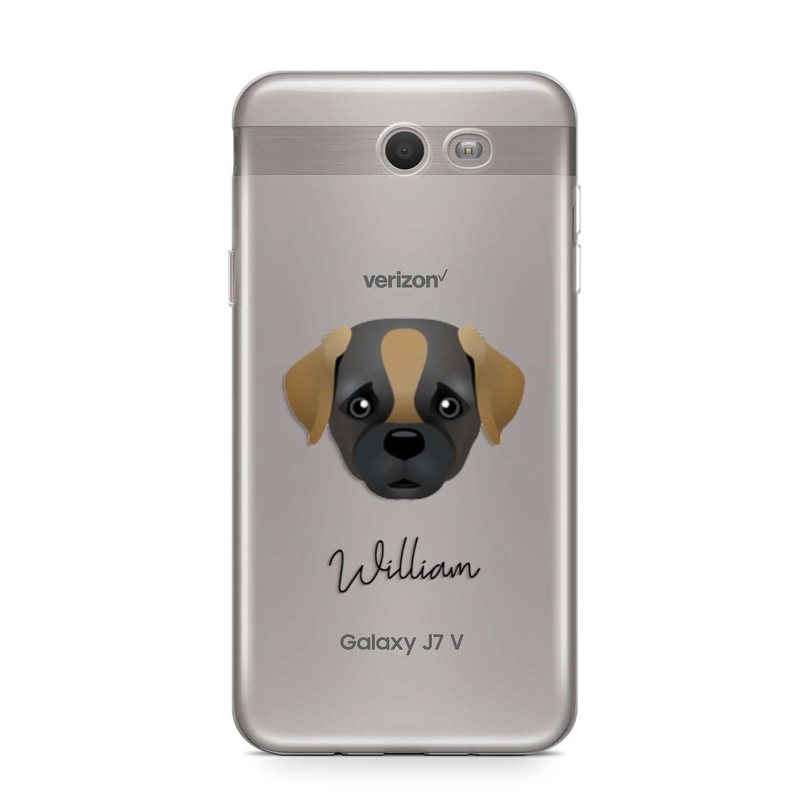 Pugapoo Personalised Samsung Galaxy J7 2017 Case