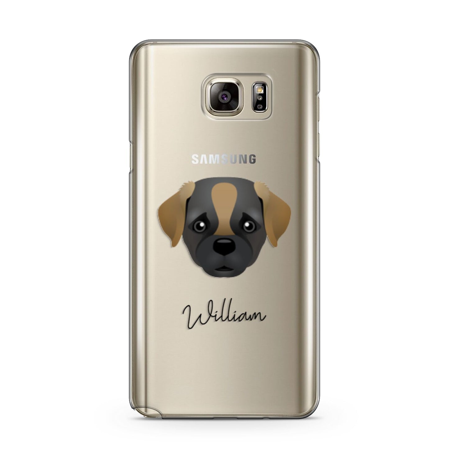 Pugapoo Personalised Samsung Galaxy Note 5 Case