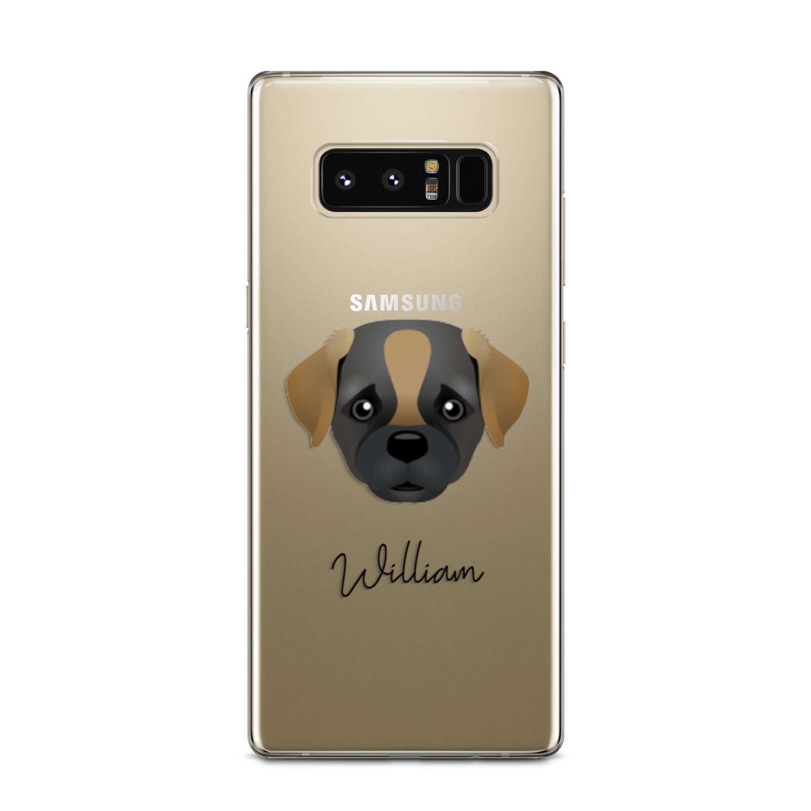 Pugapoo Personalised Samsung Galaxy Note 8 Case
