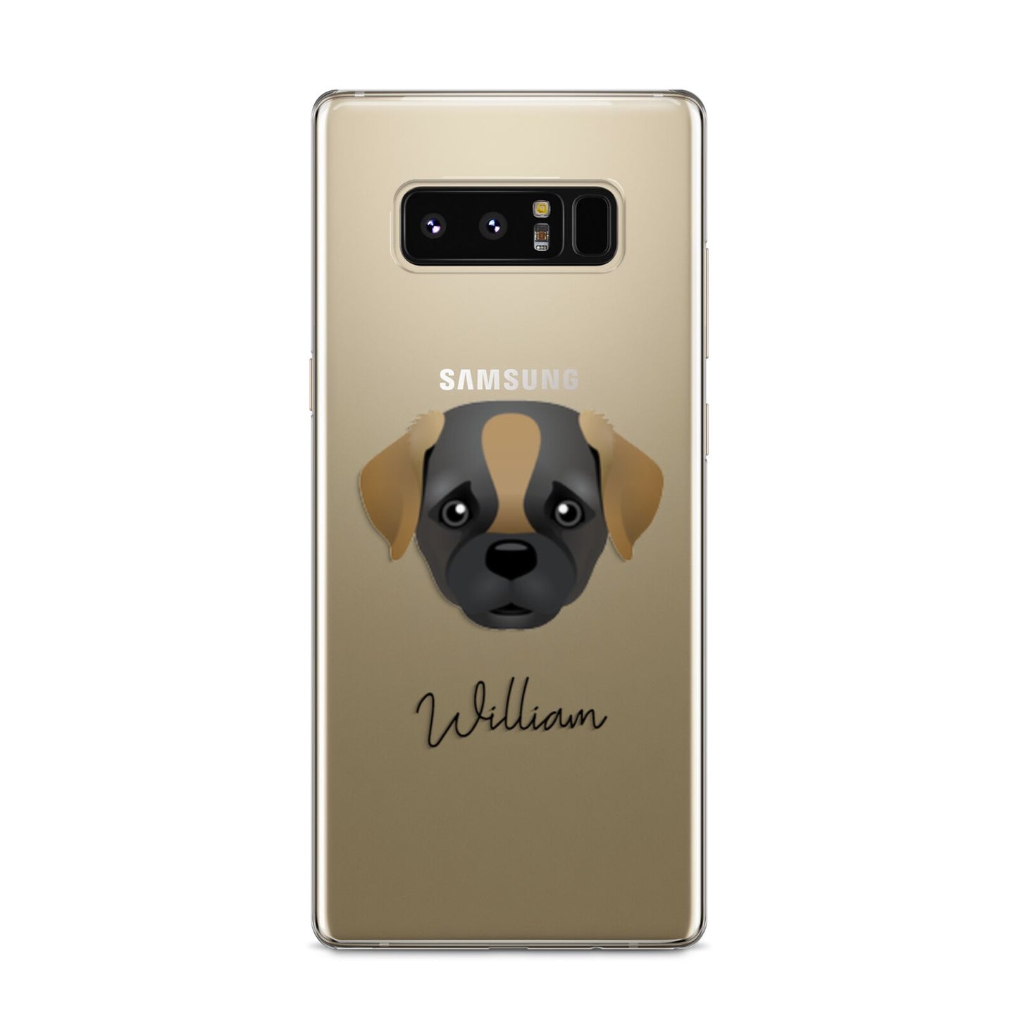 Pugapoo Personalised Samsung Galaxy S8 Case