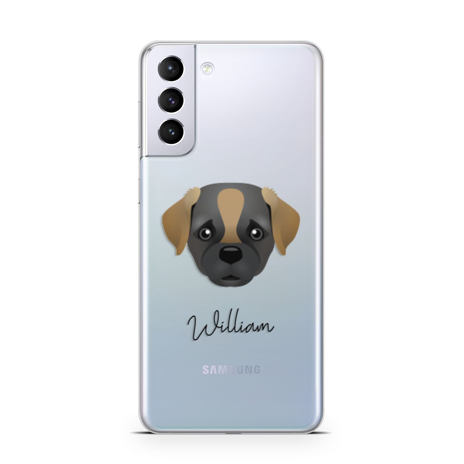 Pugapoo Personalised Samsung S21 Plus Phone Case