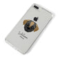 Pugapoo Personalised iPhone 8 Plus Bumper Case on Silver iPhone Alternative Image