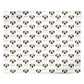 Puggle Icon with Name Personalised Wrapping Paper Alternative