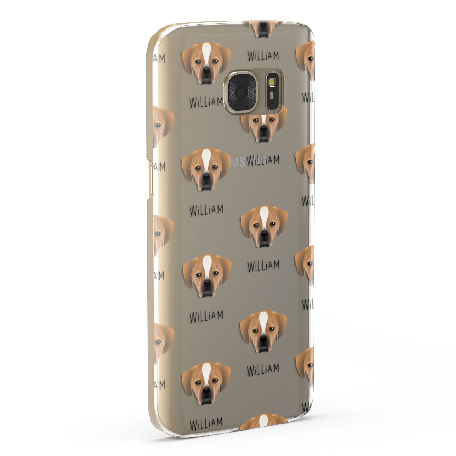 Puggle Icon with Name Samsung Galaxy Case Fourty Five Degrees
