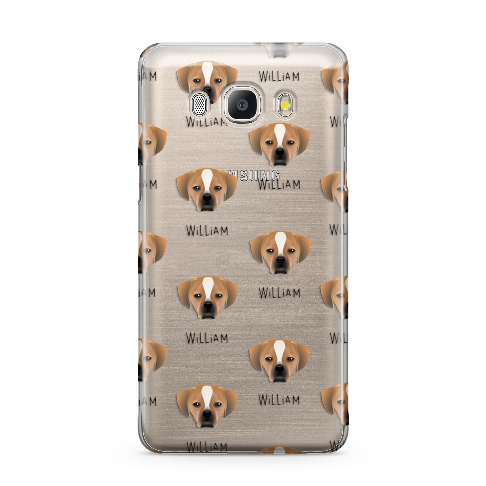 Puggle Icon with Name Samsung Galaxy J5 2016 Case