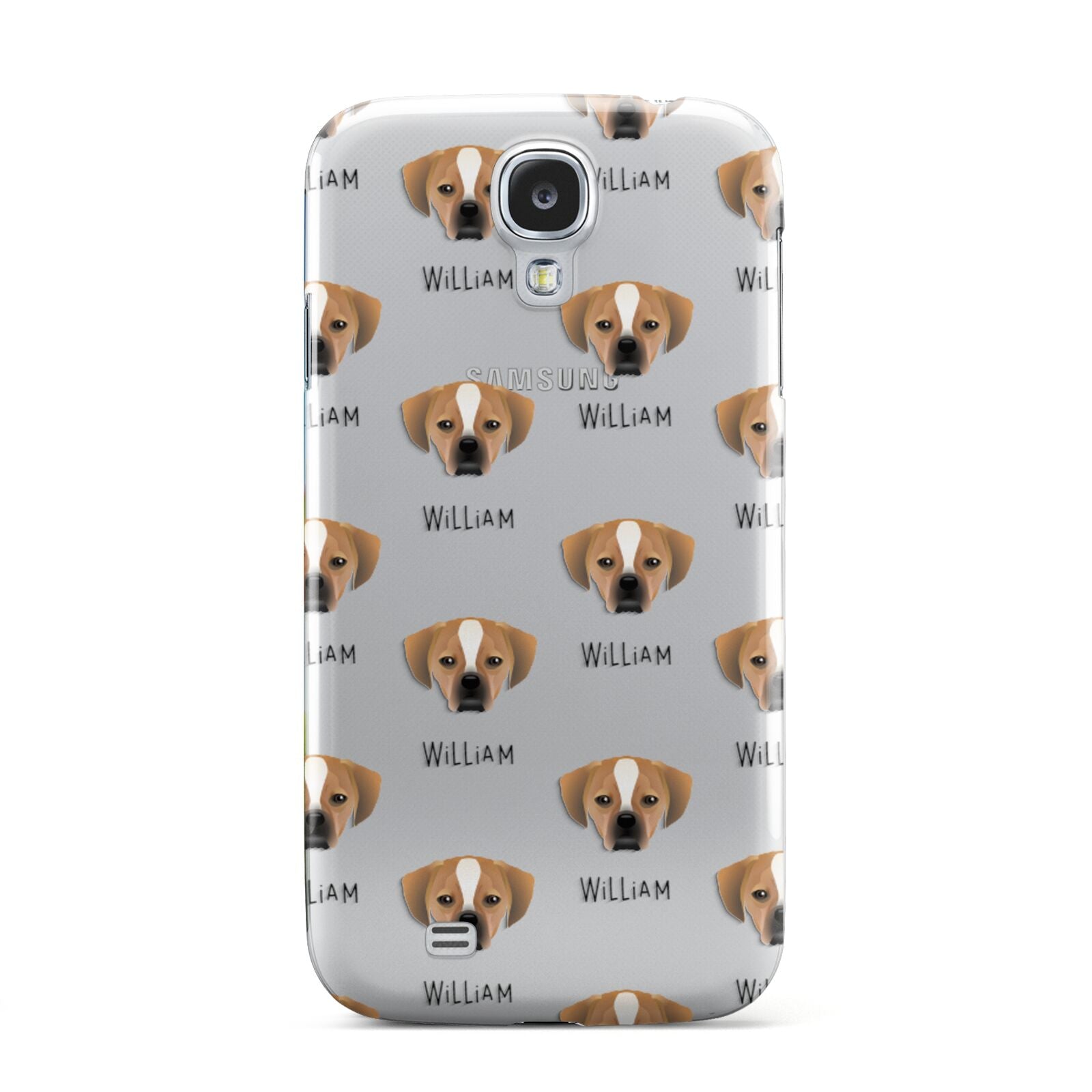 Puggle Icon with Name Samsung Galaxy S4 Case