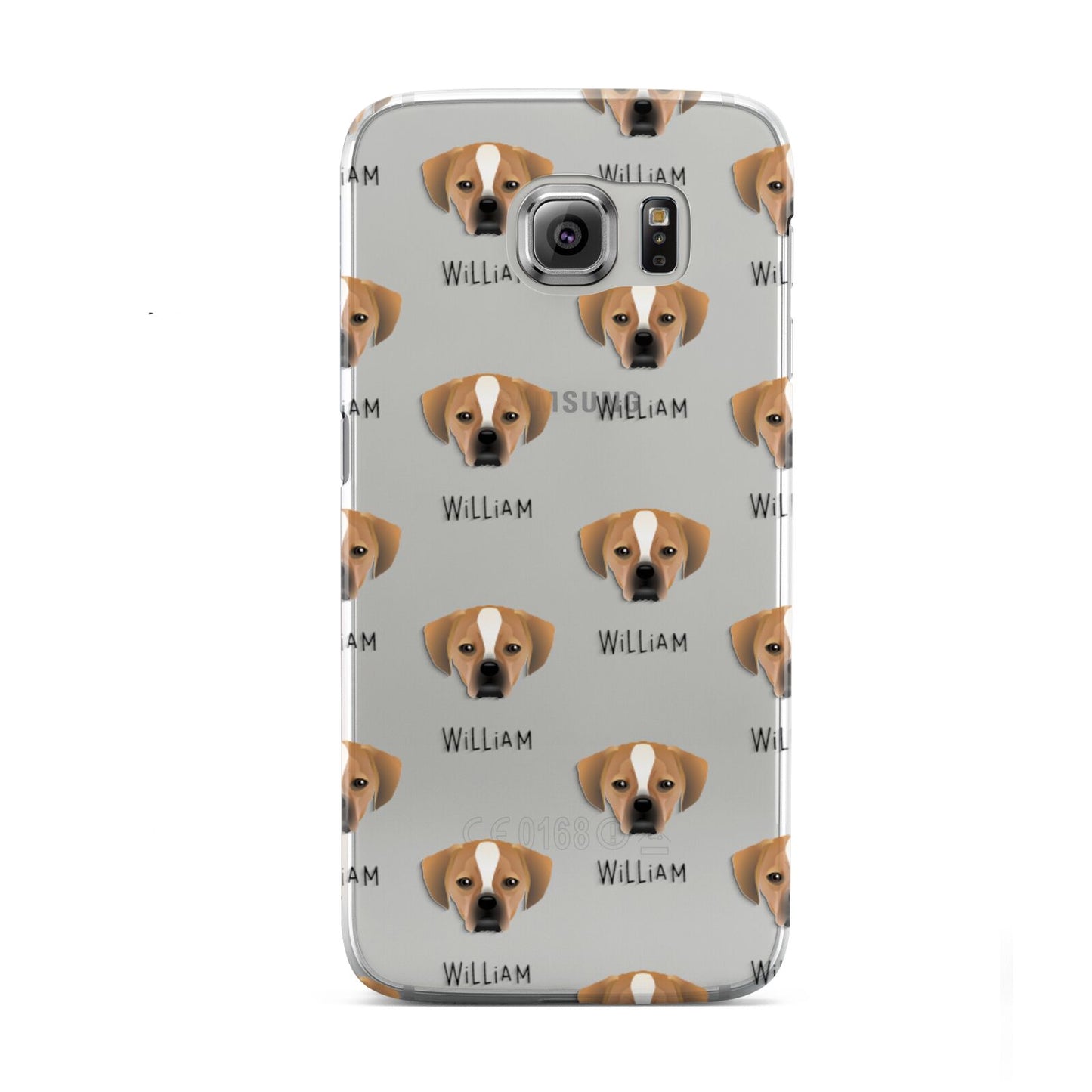 Puggle Icon with Name Samsung Galaxy S6 Case