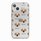 Puggle Icon with Name iPhone 13 TPU Impact Case with White Edges