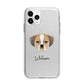 Puggle Personalised Apple iPhone 11 Pro Max in Silver with Bumper Case