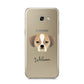 Puggle Personalised Samsung Galaxy A5 2017 Case on gold phone