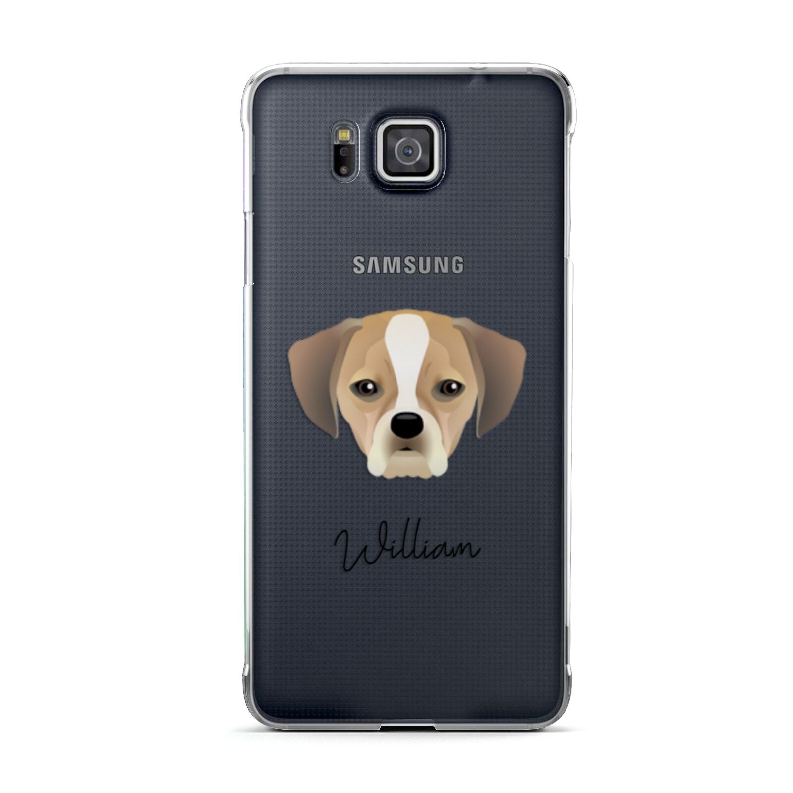 Puggle Personalised Samsung Galaxy Alpha Case