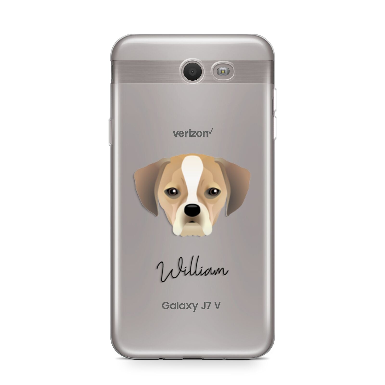 Puggle Personalised Samsung Galaxy J7 2017 Case