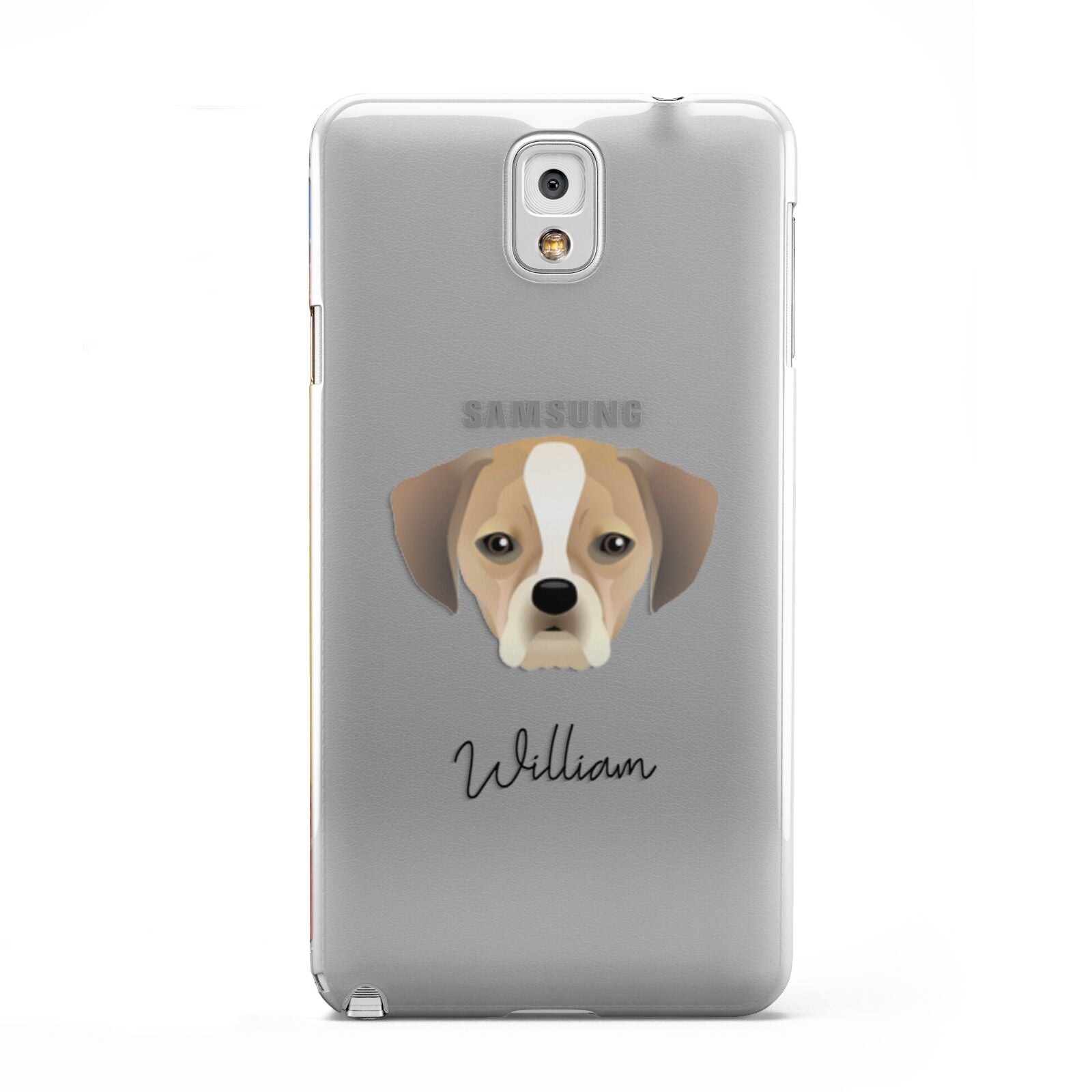 Puggle Personalised Samsung Galaxy Note 3 Case
