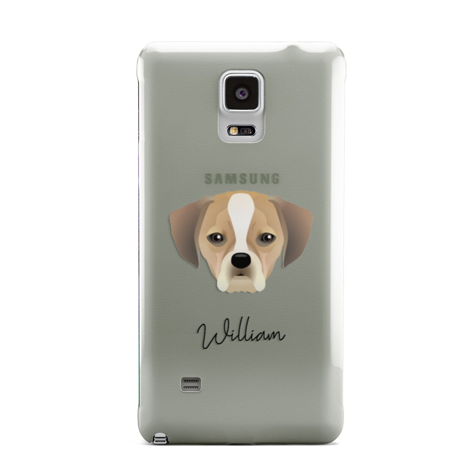Puggle Personalised Samsung Galaxy Note 4 Case