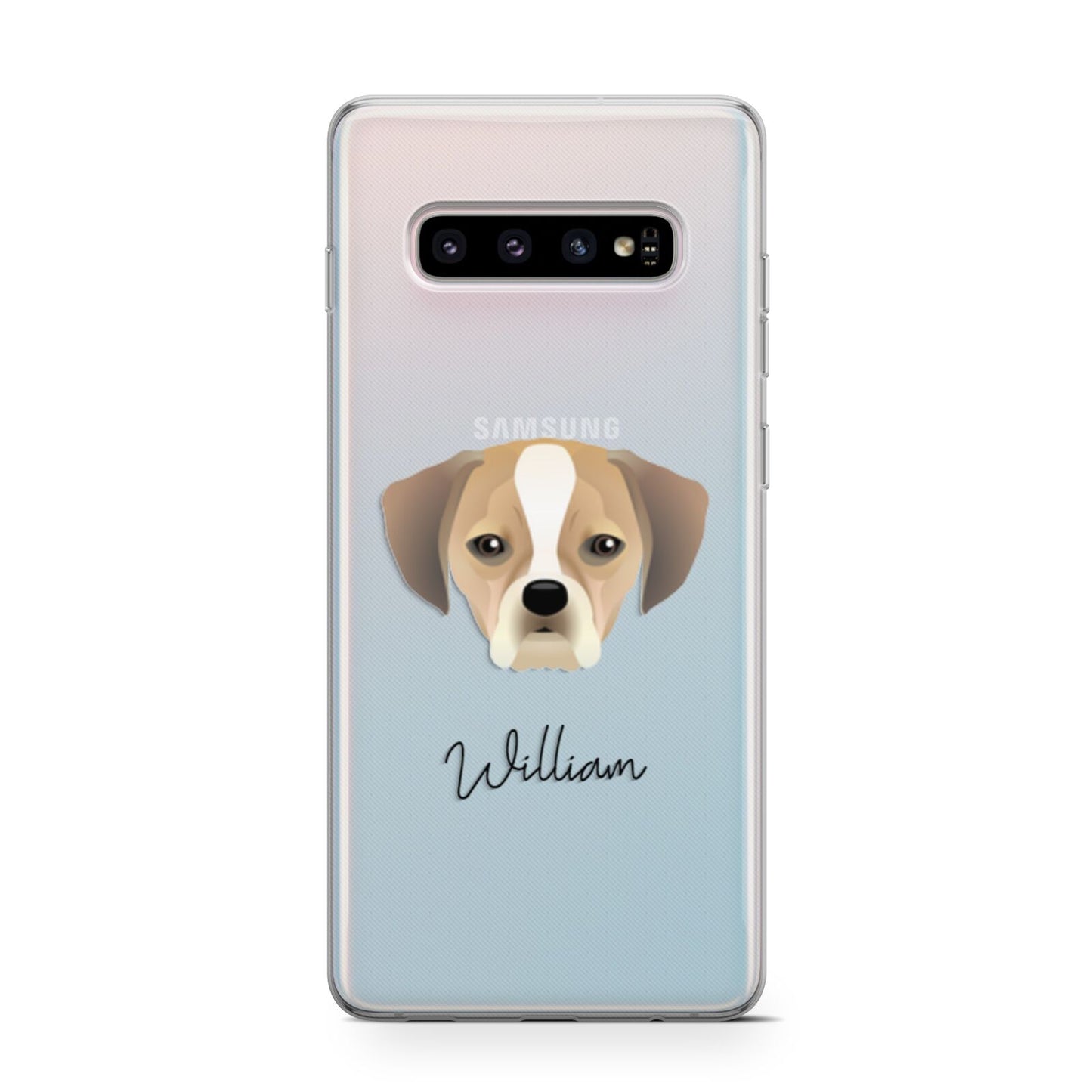 Puggle Personalised Samsung Galaxy S10 Case