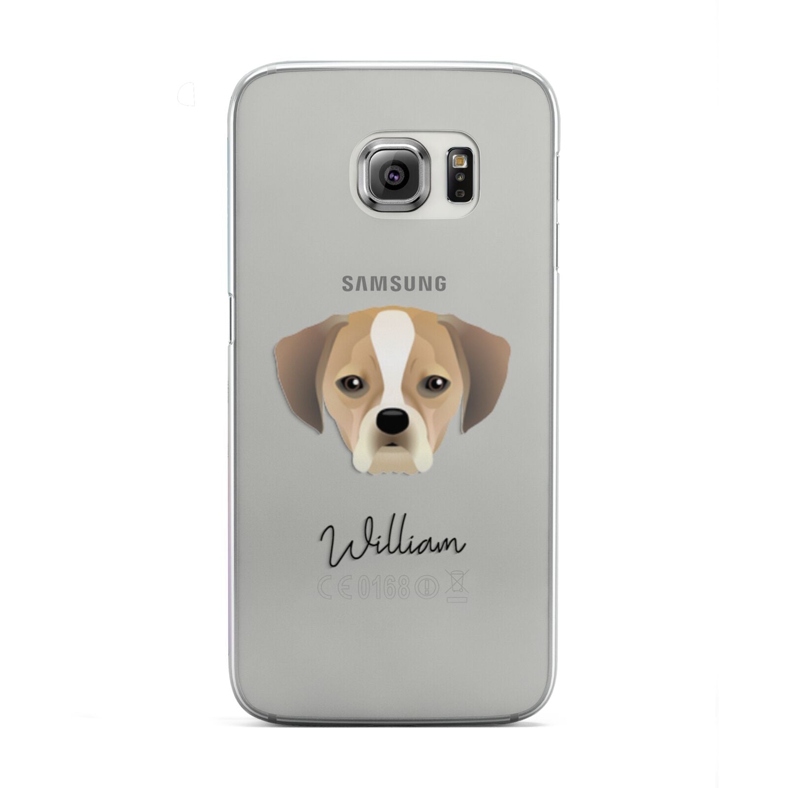 Puggle Personalised Samsung Galaxy S6 Edge Case