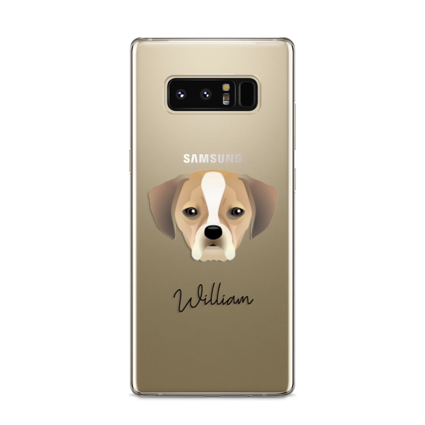Puggle Personalised Samsung Galaxy S8 Case